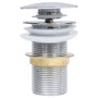 Desagüe empuje sin función desbordamiento cromado 6,4x6,4x9,1cm by , Faucets - Ref: Foro24-149060, Price: 14,28 €, Discount: %