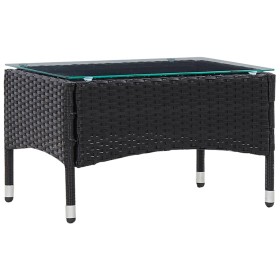 Mesa de centro de ratán sintético negro 60x40x36 cm von , Gartentische - Ref: Foro24-45907, Preis: 72,93 €, Rabatt: %