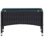 Mesa de centro de ratán sintético negro 60x40x36 cm von , Gartentische - Ref: Foro24-45907, Preis: 72,93 €, Rabatt: %