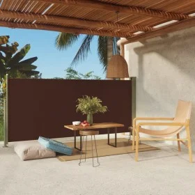 Brown retractable garden side awning 140x300 cm by vidaXL, Umbrellas - Ref: Foro24-317879, Price: 85,57 €, Discount: %