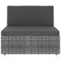 Juego muebles de jardín 7 pzas y cojines ratán sintético gris by , Garden sets - Ref: Foro24-3067178, Price: 626,47 €, Discou...