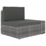 Juego muebles de jardín 7 pzas y cojines ratán sintético gris by , Garden sets - Ref: Foro24-3067178, Price: 626,47 €, Discou...