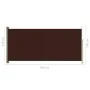 Braune einziehbare Gartenmarkise 140x300 cm von vidaXL, Sonnenschirme - Ref: Foro24-317879, Preis: 85,53 €, Rabatt: %
