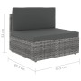 Juego muebles de jardín 6 pzas y cojines ratán sintético gris von , Gartensets - Ref: Foro24-3067173, Preis: 578,96 €, Rabatt: %