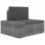 Juego muebles de jardín 9 pzas y cojines ratán sintético gris | Foro24.es | Tu tienda online para hogar, jardín y más Foro24.es