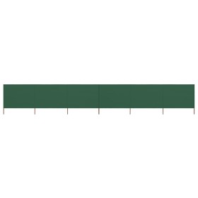 Paravientos de playa de 6 paneles tela verde 800x120cm de , Sombrillas - Ref: Foro24-47175, Precio: 76,38 €, Descuento: %