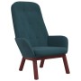 Sillón de relax de terciopelo azul | Foro24.es | Tu tienda online para hogar, jardín y más Foro24.es