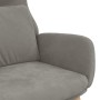 Sillón de relax de terciopelo gris claro by , Armchairs - Ref: Foro24-341351, Price: 118,92 €, Discount: %