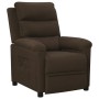 Sillón reclinable de tela marrón oscuro by , Armchairs - Ref: Foro24-342344, Price: 215,91 €, Discount: %