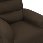 Sillón reclinable de tela marrón oscuro by , Armchairs - Ref: Foro24-342344, Price: 215,91 €, Discount: %