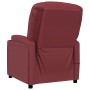 Sillón elevable cuero sintético rojo tinto de , Sillones - Ref: Foro24-289754, Precio: 343,47 €, Descuento: %