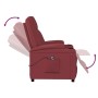 Sillón elevable cuero sintético rojo tinto de , Sillones - Ref: Foro24-289754, Precio: 343,47 €, Descuento: %