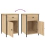 Mesitas noche 2 uds madera contrachapada color roble 40x42x60cm by , Nightstands - Ref: Foro24-825906, Price: 86,97 €, Discou...