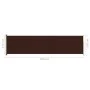 Braune einziehbare Gartenmarkise 160x600 cm von vidaXL, Sonnenschirme - Ref: Foro24-317963, Preis: 112,36 €, Rabatt: %