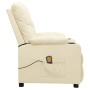 Sillón de masaje elevable cuero sintético crema | Foro24.es | Tu tienda online para hogar, jardín y más Foro24.es