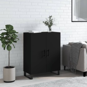 Aparador de madera de ingeniería negro 69,5x34x90 cm by , Sideboards - Ref: Foro24-827749, Price: 104,45 €, Discount: %