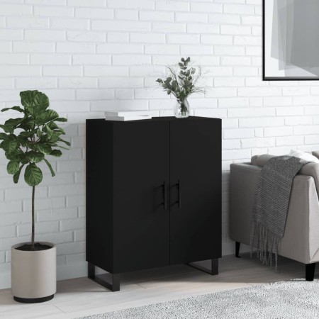 Aparador de madera de ingeniería negro 69,5x34x90 cm by , Sideboards - Ref: Foro24-827749, Price: 104,45 €, Discount: %