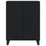 Aparador de madera de ingeniería negro 69,5x34x90 cm by , Sideboards - Ref: Foro24-827749, Price: 104,45 €, Discount: %