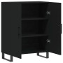 Aparador de madera de ingeniería negro 69,5x34x90 cm by , Sideboards - Ref: Foro24-827749, Price: 104,45 €, Discount: %