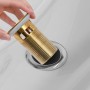 Desagüe de empuje función desbordamiento dorado 6,4x6,4x9,1 cm von , Wasserhähne - Ref: Foro24-149057, Preis: 20,00 €, Rabatt: %