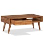 Mesa de centro con cajón tallado madera maciza 100x50x40 cm | Foro24.es | Tu tienda online para hogar, jardín y más Foro24.es