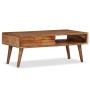 Mesa de centro con cajón tallado madera maciza 100x50x40 cm | Foro24.es | Tu tienda online para hogar, jardín y más Foro24.es