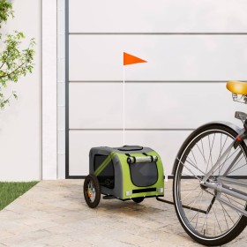 Remolque de bicicleta mascotas hierro tela Oxford