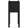 Planters 2 units solid black pine wood 31x31x70 cm by vidaXL, Pots and planters - Ref: Foro24-810788, Price: 38,28 €, Discoun...