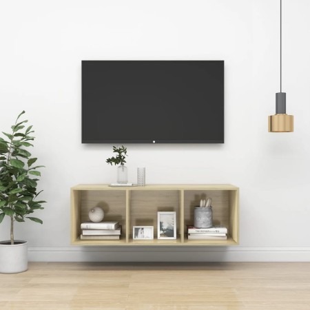 Mueble de pared para TV madera contrachapada roble 37x37x72 cm | Foro24.es | Tu tienda online para hogar, jardín y más Foro24.es