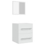 Armario de baño con espejo blanco 41x38,5x48 cm by , Bathroom furniture - Ref: Foro24-804818, Price: 50,72 €, Discount: %