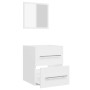 Armario de baño con espejo blanco 41x38,5x48 cm by , Bathroom furniture - Ref: Foro24-804818, Price: 50,72 €, Discount: %