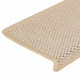 Alfombrilla autoadhesiva escalera sisal 15 uds crema 65x21x4 cm von , Treppenmatten - Ref: Foro24-326893, Preis: 123,75 €, Ra...