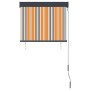 Estor enrollable de exterior amarillo y azul 80x250 cm by , Blinds and blinds - Ref: Foro24-145950, Price: 43,69 €, Discount: %