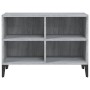 Mueble de TV con patas de metal gris Sonoma 69,5x30x50 cm | Foro24.es | Tu tienda online para hogar, jardín y más Foro24.es