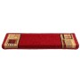 Alfombrilla autoadhesiva para escalera 15 uds rojo 65x21x4 cm von , Treppenmatten - Ref: Foro24-326206, Preis: 86,99 €, Rabat...
