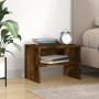 Mesita de noche madera contrachapada roble ahumado 40x30x30 cm by , Nightstands - Ref: Foro24-815237, Price: 26,70 €, Discoun...
