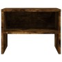 Mesita de noche madera contrachapada roble ahumado 40x30x30 cm by , Nightstands - Ref: Foro24-815237, Price: 26,70 €, Discoun...