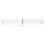 Cream retractable side awning 140x1000 cm by vidaXL, Umbrellas - Ref: Foro24-318025, Price: 100,16 €, Discount: %