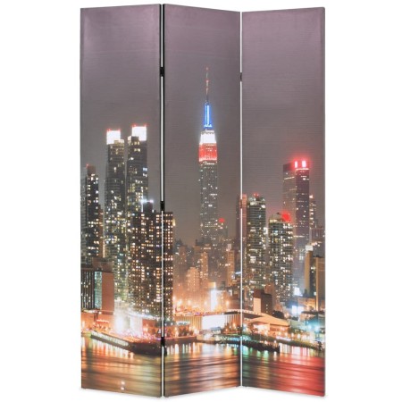 Biombo divisor plegable 120x170 cm Nueva York de noche by , Room dividers - Ref: Foro24-245861, Price: 90,65 €, Discount: %