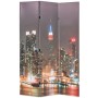 Biombo divisor plegable 120x170 cm Nueva York de noche by , Room dividers - Ref: Foro24-245861, Price: 90,65 €, Discount: %