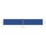 Blue retractable side awning 200x1200 cm by vidaXL, Umbrellas - Ref: Foro24-318082, Price: 134,92 €, Discount: %