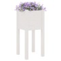 Planters 2 pcs solid white pine wood 31x31x70 cm by vidaXL, Pots and planters - Ref: Foro24-810782, Price: 44,18 €, Discount: %
