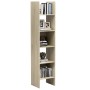 Estantería madera contrachapada color roble Sonoma 40x35x180 cm von , Bücherregale und Regale - Ref: Foro24-803401, Preis: 63...