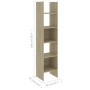 Estantería madera contrachapada color roble Sonoma 40x35x180 cm von , Bücherregale und Regale - Ref: Foro24-803401, Preis: 63...