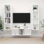 Juego de muebles de salón 3 piezas madera de ingeniería blanco | Foro24.es | Tu tienda online para hogar, jardín y más Foro24.es