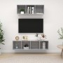 Set de muebles de salón 2 pzas madera ingeniería gris hormigón von , TV-Möbel - Ref: Foro24-3079794, Preis: 104,23 €, Rabatt: %