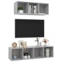 Set de muebles de salón 2 pzas madera ingeniería gris hormigón von , TV-Möbel - Ref: Foro24-3079794, Preis: 104,23 €, Rabatt: %