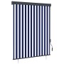 Estor enrollable de exterior azul y blanco 140x250 cm by , Blinds and blinds - Ref: Foro24-145967, Price: 57,74 €, Discount: %