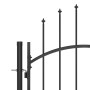 Puerta de valla de jardín con punta de lanza 5x2,25 m negro by , garden gates - Ref: Foro24-146325, Price: 306,31 €, Discount: %