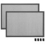 Mosquitera extensible de ventanas gris antracita (100-193)x75cm by , Mosquito nets for windows - Ref: Foro24-149043, Price: 2...